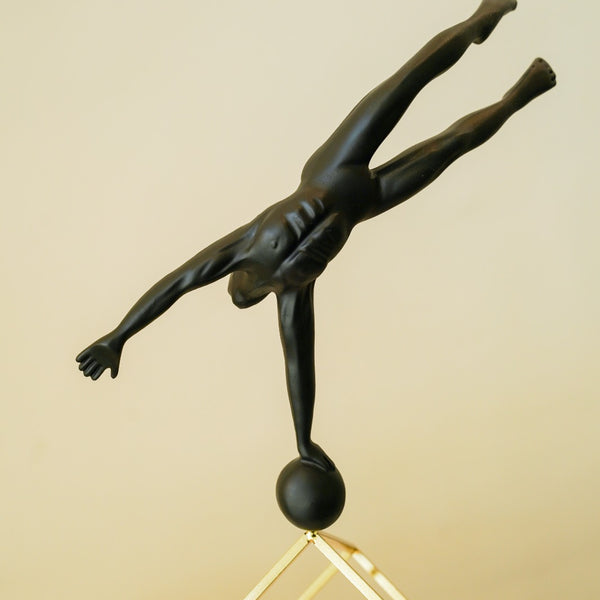 Strength in Motion- Gymnast Statue