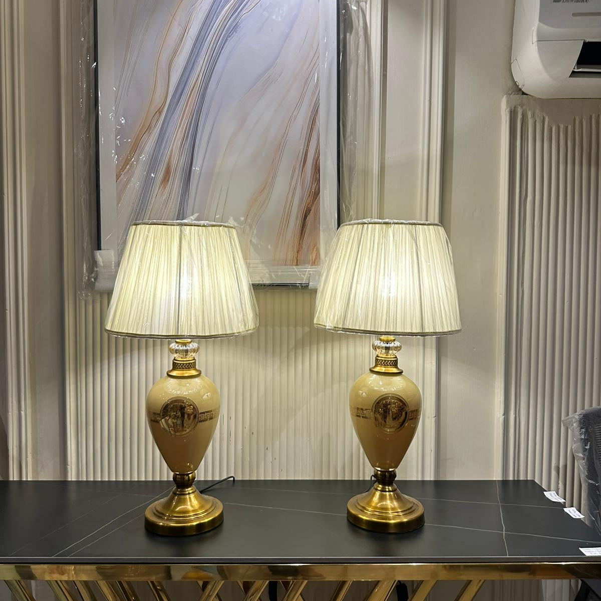 Versace Elegance Lamp Pair