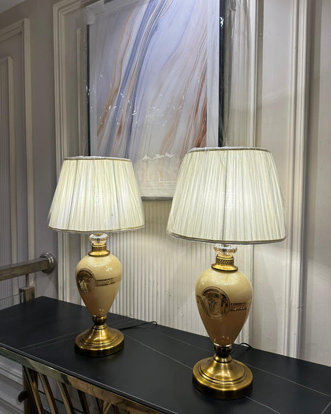 Versace Elegance Lamp Pair
