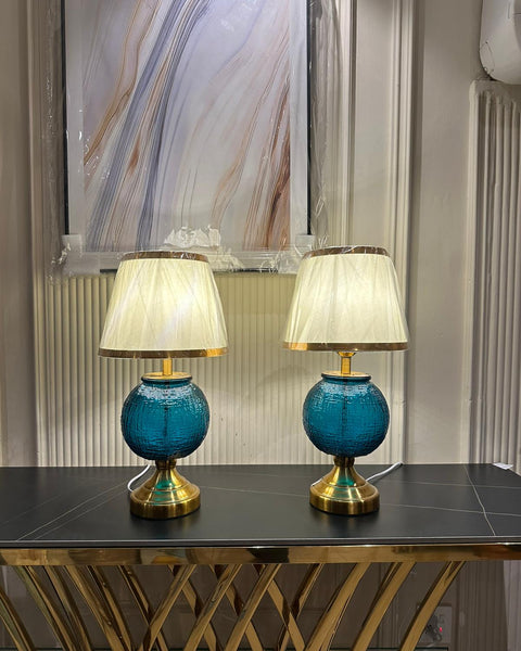 Forest Mist Lamp Pair