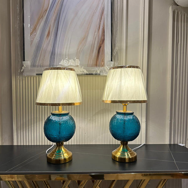 Forest Mist Lamp Pair