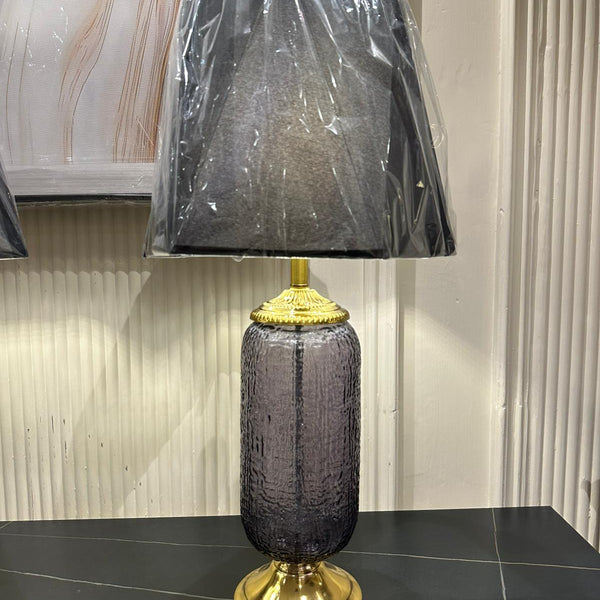 Charcoal Glow Lamp Pair