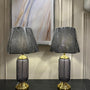 Charcoal Glow Lamp Pair