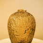 Bold black oval vase