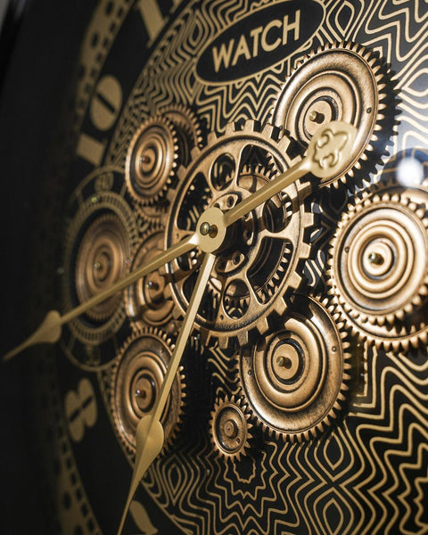 Kinetic clock with movement