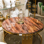 Terra modern brown marble centre table