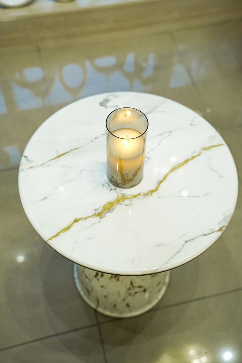 Midnight stone marble coffee table