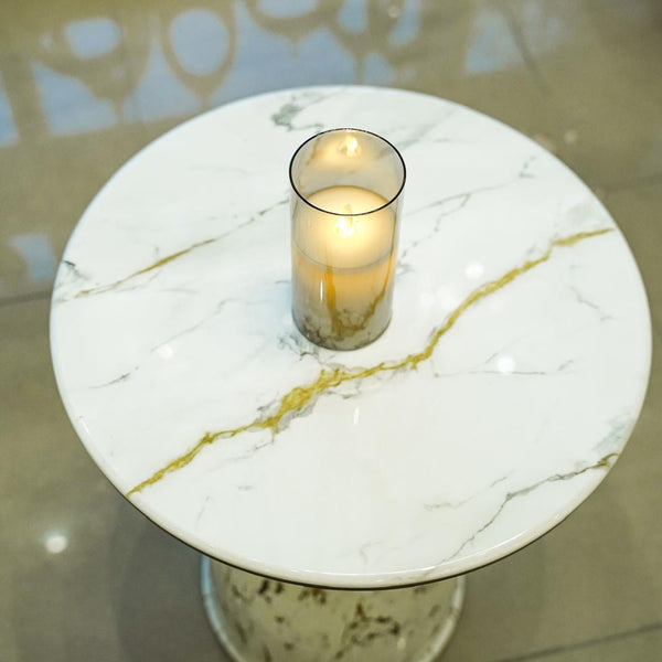 Midnight stone marble coffee table