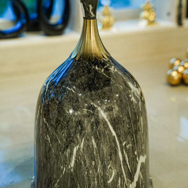 Midnight stone marble coffee table