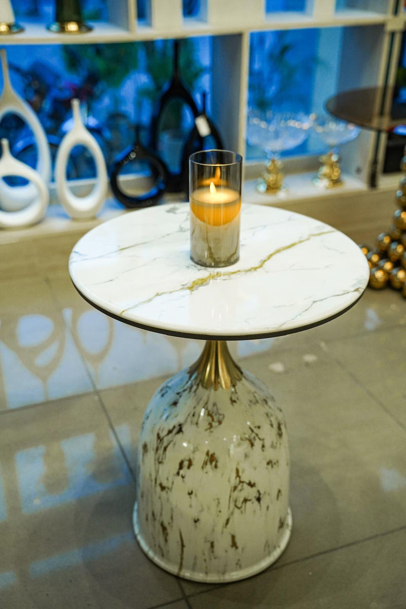 Midnight stone marble coffee table