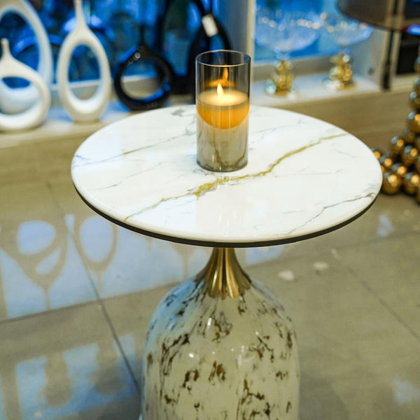 Midnight stone marble coffee table