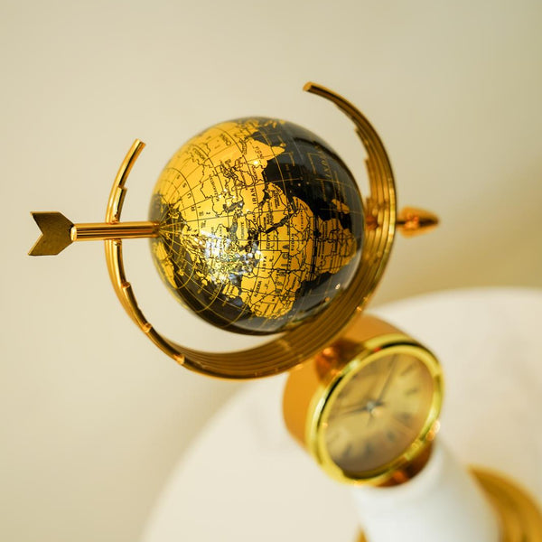 Luxury globe clock