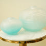 Blue Aura Crystal vase