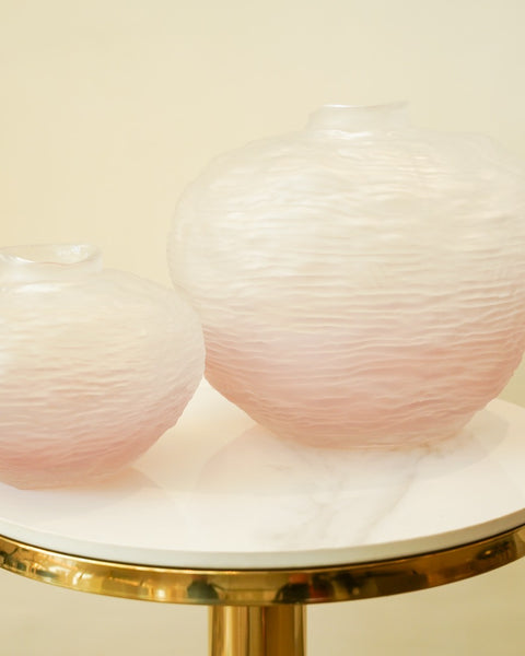 Blue Aura Crystal vase